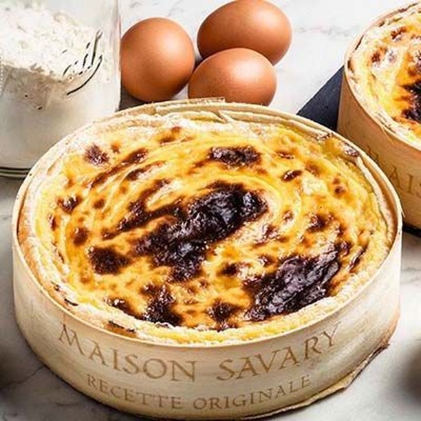 Flan savary source par peligourmet